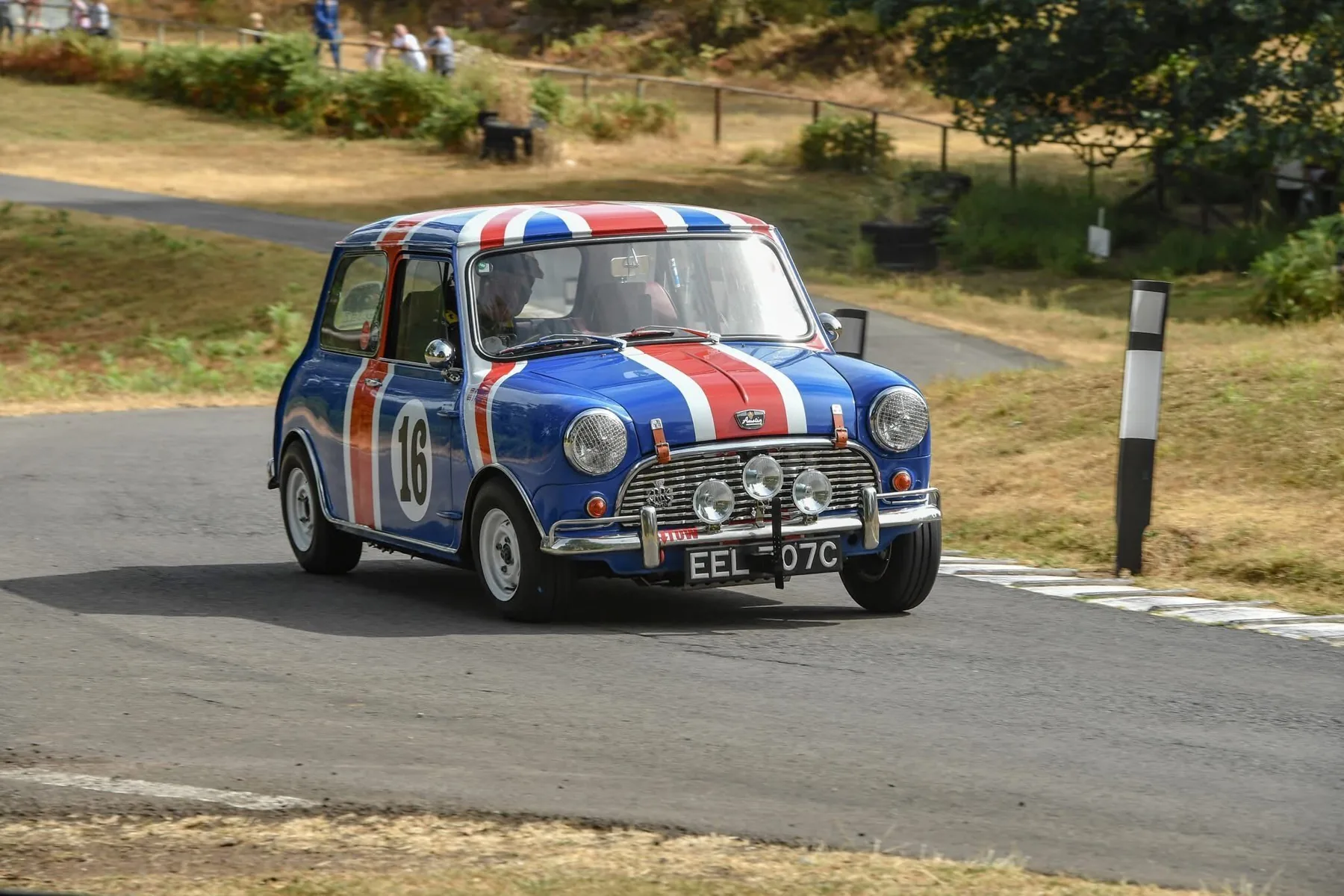 Union Jack Mini Jack in action at a hill-climb event